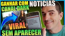 [ Aulão ]  Canal Dark de Notícias com Apresentador |  Ganhar Dinheiro no Youtube com Canais Dark.
