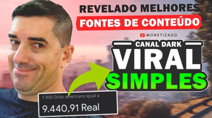 Ganhe até R$ 9.440,91 Por mês Com Conteúdos que Ja Estao na Internet. (Canal Dark com IA)