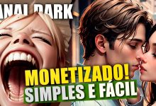 SIMPLES! Canal DARK Poderoso MONETIZA RÁPIDO (Enriquecendo com Vìdeos no YouTube)
