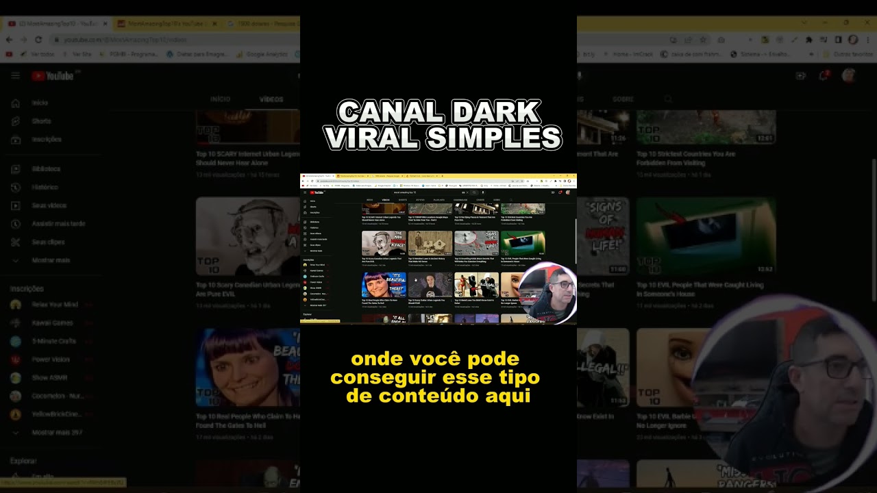Canal dark Viral Simples #canaldark