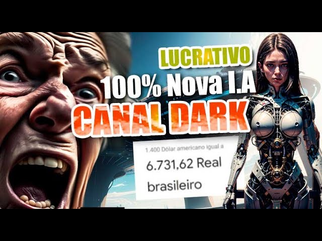 Criar Canal Dark Utilizando 100% de Inteligência Artificial | NOVA IA | { VOZES ULTRA REALISTAS }