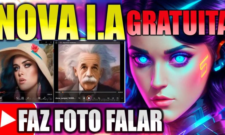 Criar imagens que se movem e falam