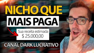 NICHO que Mais Paga no YouTube 💸 | Canal Dark Lucrativo
