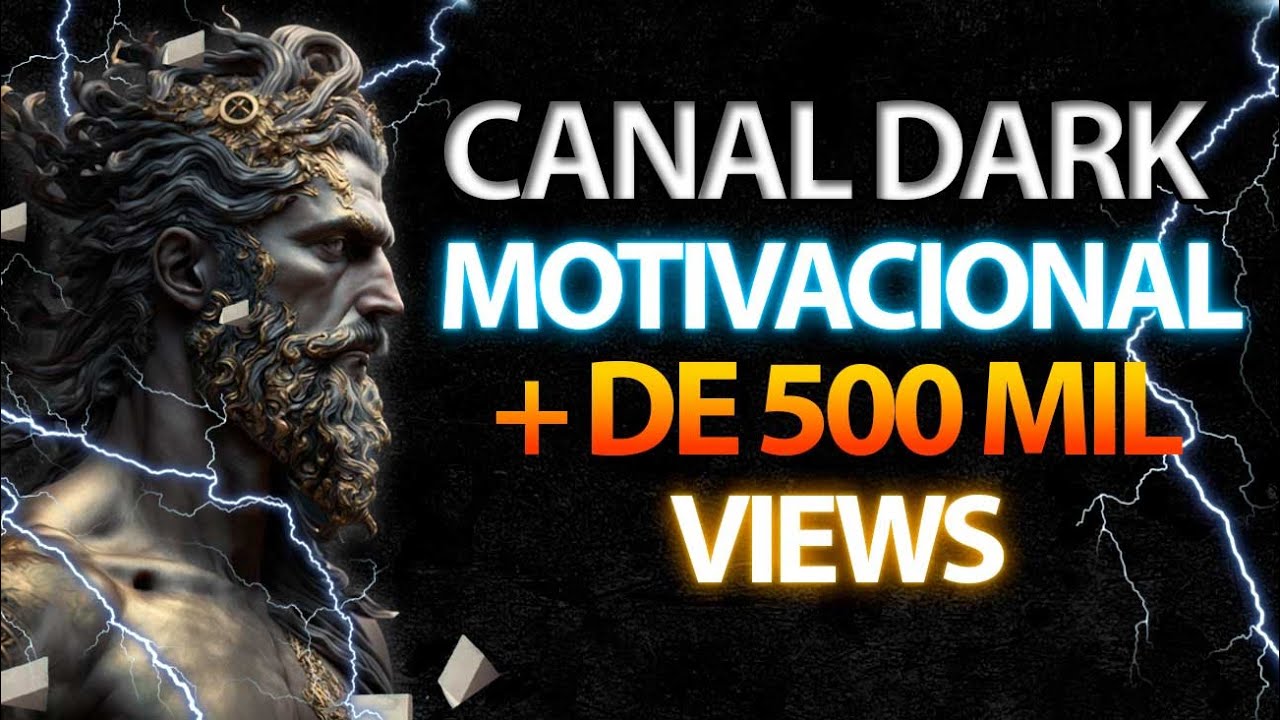 Canal Dark LUCRATIVO de Motivação para Monetizar no YouTube 🎥🚀
