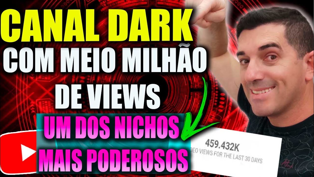 MEIO MILHÃO DE VIEWS MENSAIS | Canal Dark poderoso com um dos NICHOS MAIS poderosos do Youtube