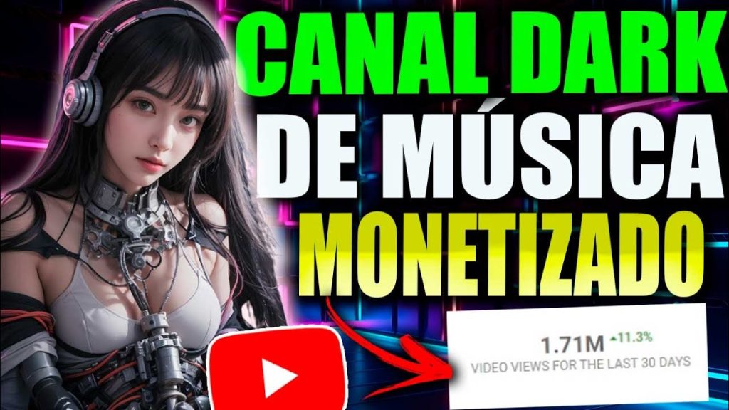 URGENTE 🚨 Canal Dark de MÚSICA MONETIZADO da FORMA correta