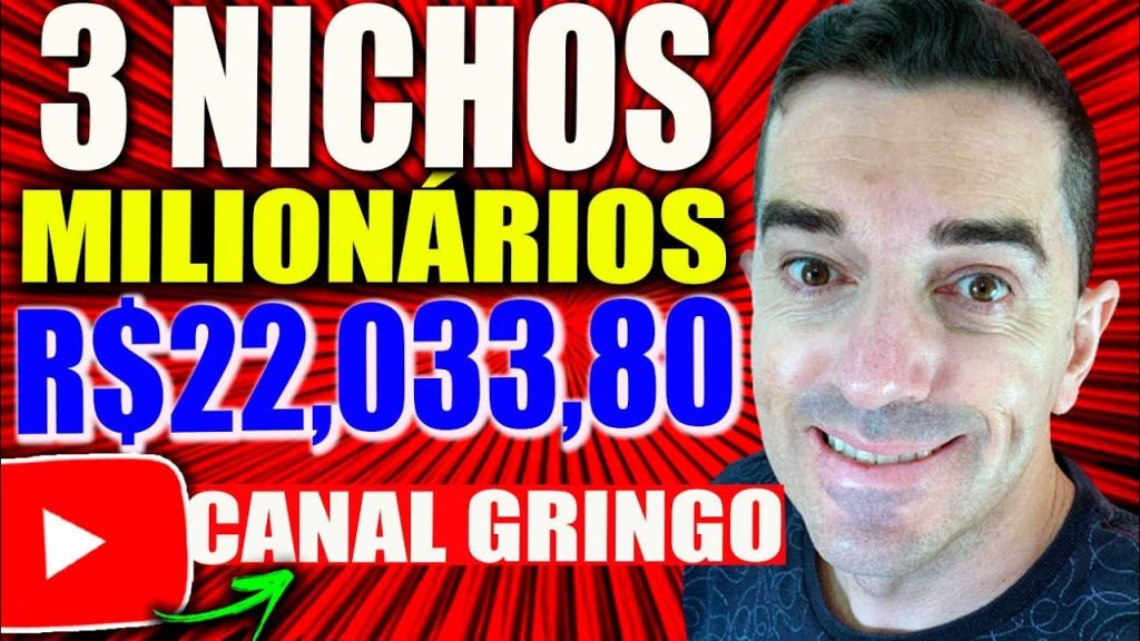 3 Nichos Gringo Milionários pouco EXPLORADOS e com baixa concorrência para Canal Dark