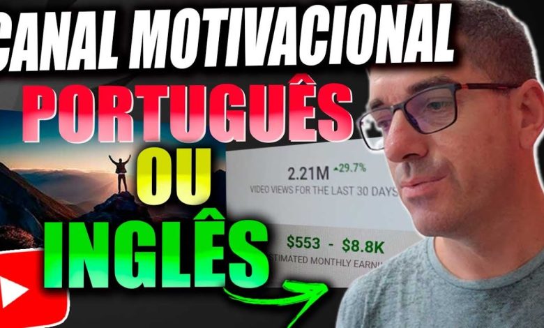 Canal Dark MOTIVACIONAL com $ 8,800,00 | Em inglÃªs ou portuguÃªs, qual o melhor?
