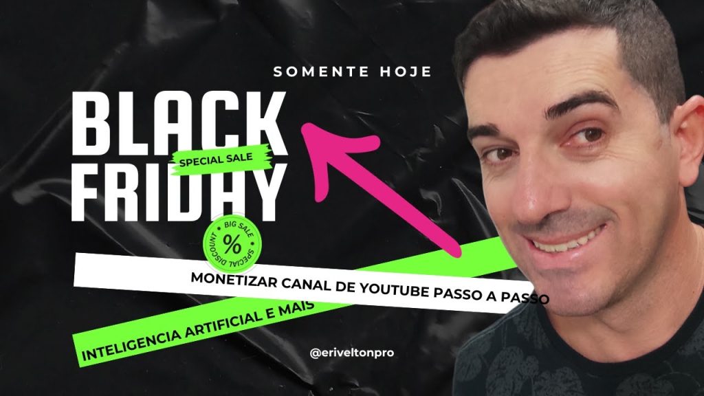 COMO GANHAR DINHEIRO COM CANAL DE YOUTUBE EM 2024 Black Friday