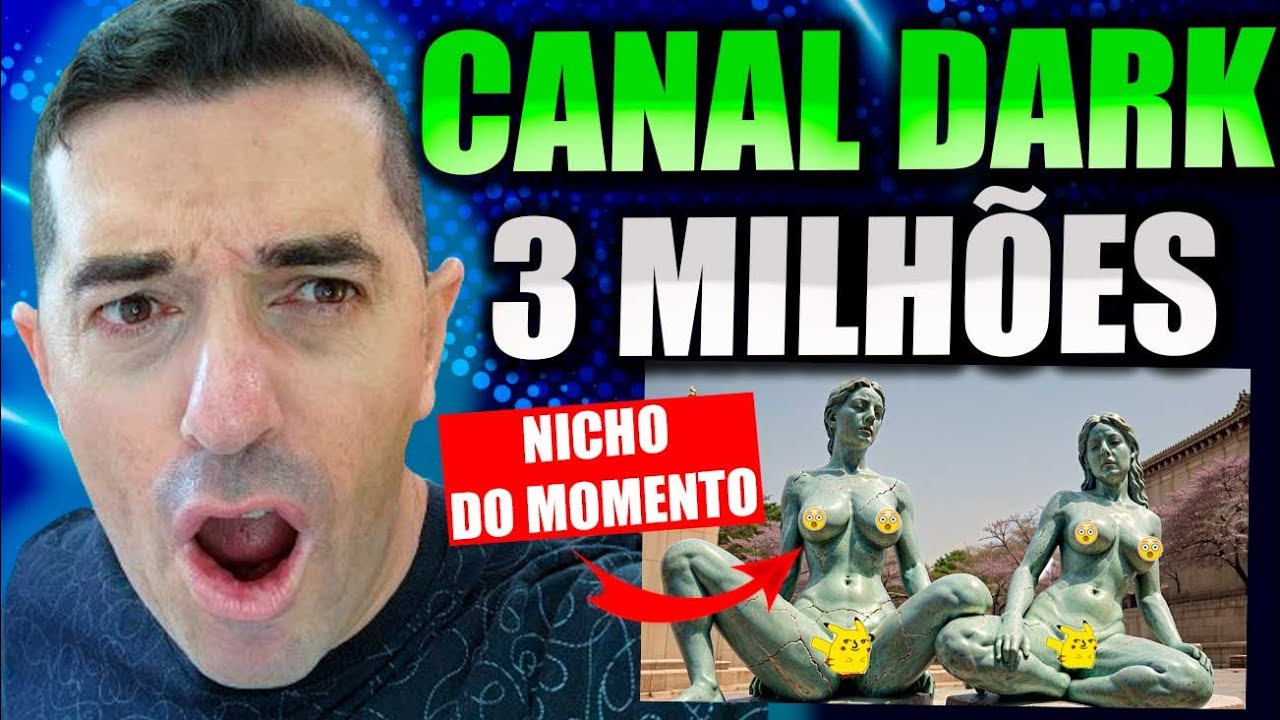 Canal Dark de MILHÕES e o Nicho DO MOMENTO sem CONCORRÊNCIA no BRASIL