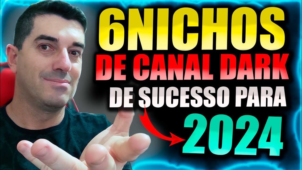 6 nichos de CANAL DARK para ganhar MUITO DINHEIRO em 2024 sem CONCORRÊNCIA