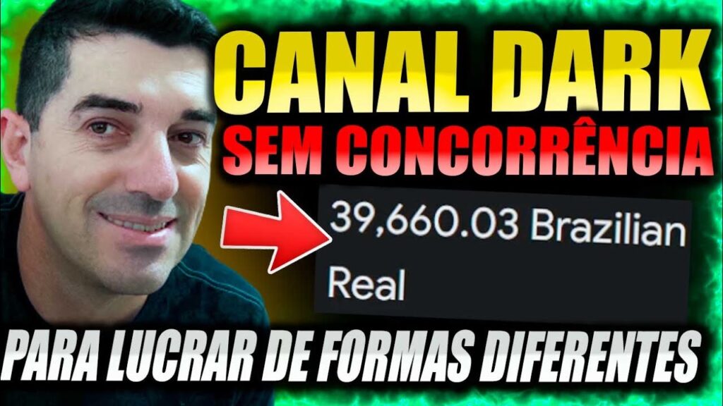 Facinho de monetizar | CANAL DARK copiando pegada gringa e SEM CONCORRÊNCIA