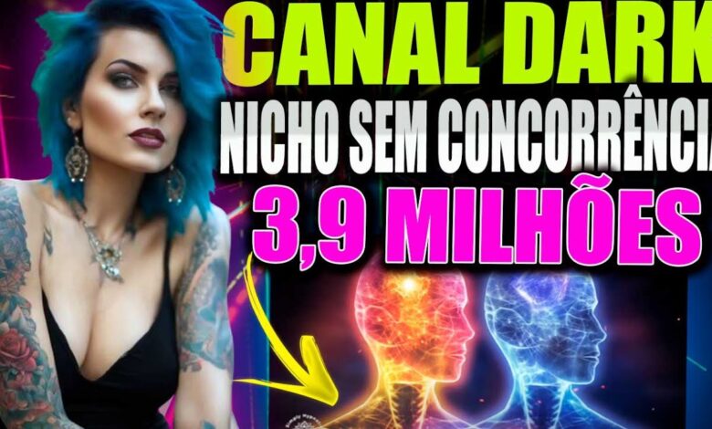 CANAL DARK de NICHO GRINGO sem concorrência FÁCIL de fazer