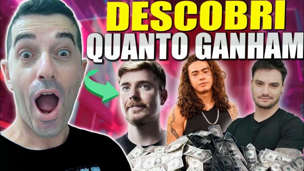 Descobri quanto ganham os MAIORES Youtubers do mundo!