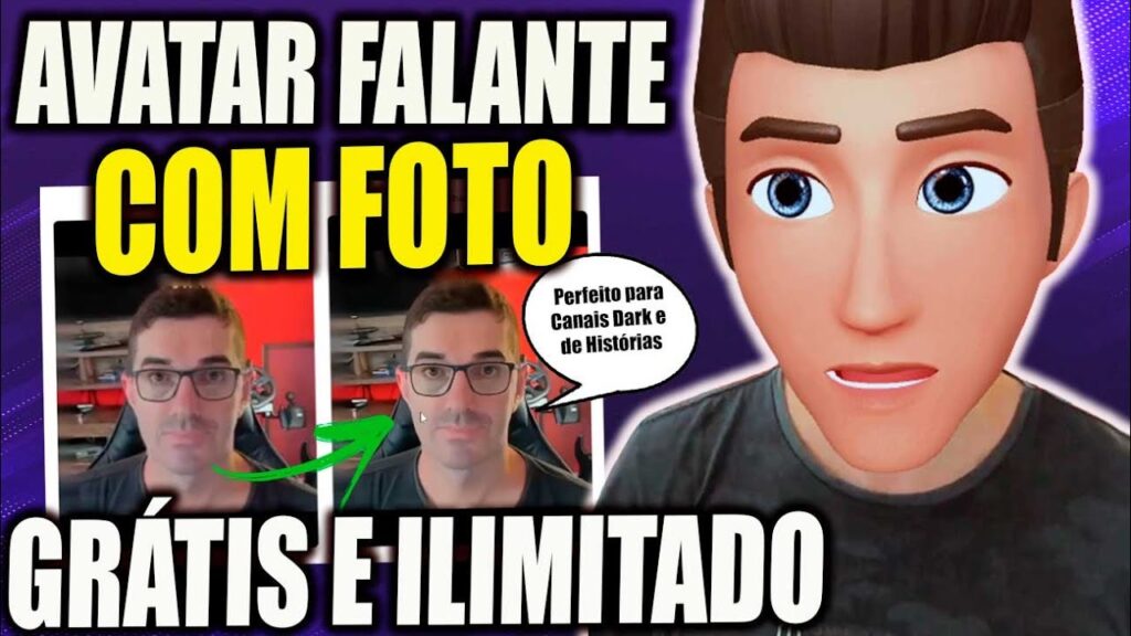 Revelei como transformei minha FOTO em AVATAR FALANTE de forma GRATUITA e ILIMITADA