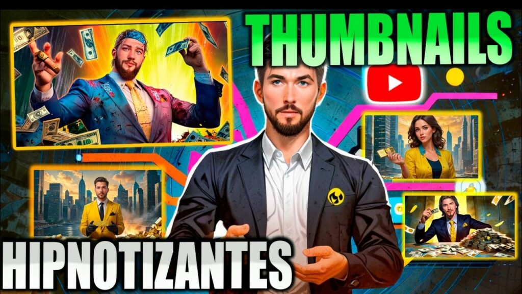 🖥️ CRIE 📊 THUMBNAILS que AS Pessoas amam CLICAR 💬 Só remodelando NO Automático