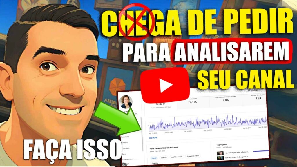 Analisa meu Canal? Chega disso. , Agora A INTELIGÊNCIA ARTIFICIAL IRÁ ANALISAR