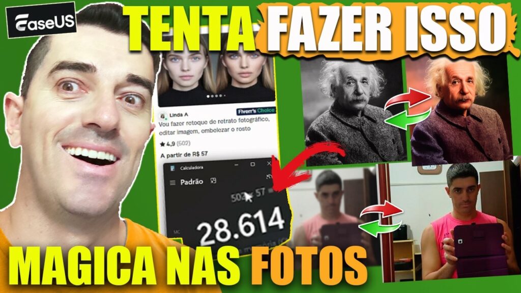 Isso Irá Melhorar Sua Imagem Em Segundos! Renda Extra Melhorando Imagens | EaseUs