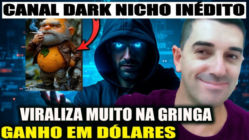 Canal Dark de NICHO INÉDITO que viraliza muito na GRINGA | Ganhe em Dólares