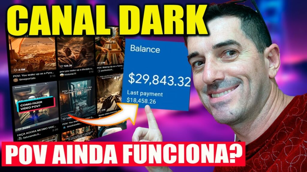 Passo a passo O Canal Dark do Momento feito por I.A