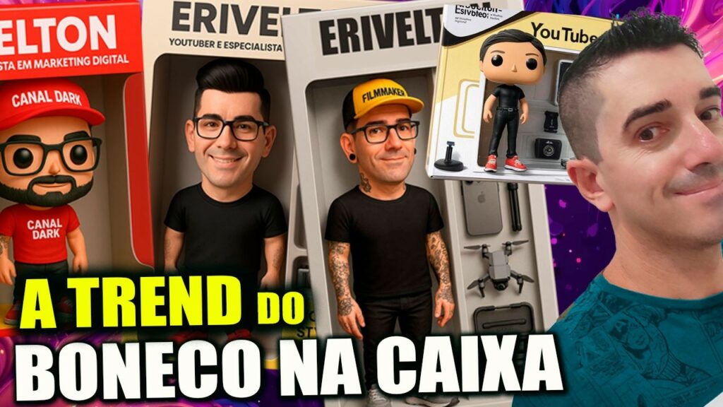 A trend do boneco na caixa USANDO IA| Como criar Imagem no ChatGPT