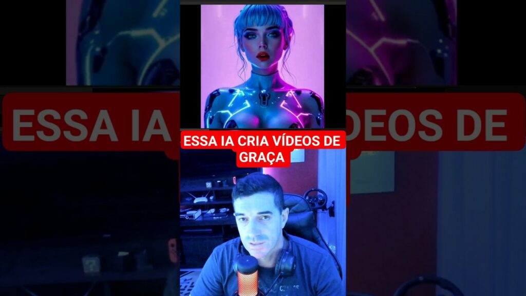 Cria vídeos de graça #ia #ai #ganhardinheiroonline