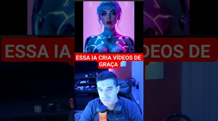 Cria vídeos de graça #ia #ai #ganhardinheiroonline