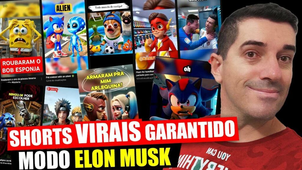 Criando Shorts Virais Rápido e Facil Para monetizar em todos idiomas