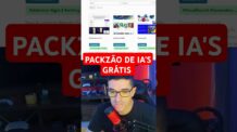 Packzão de IA’s gratuitas te esperando #ias #artificialintelligence #ganhardinheiroonline