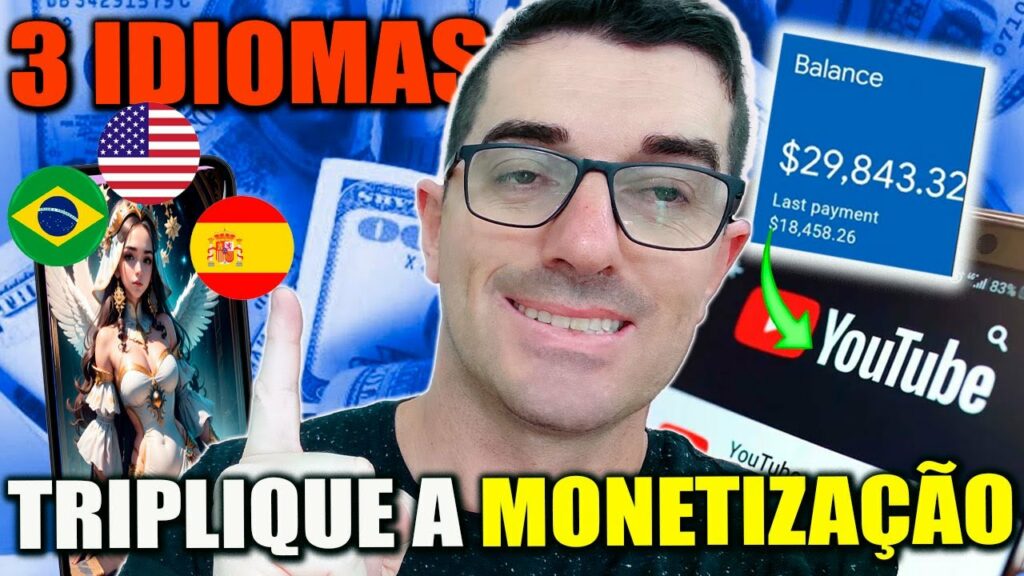 Inteligência Artificial Canal Dark em 3 idiomas passo a passo
