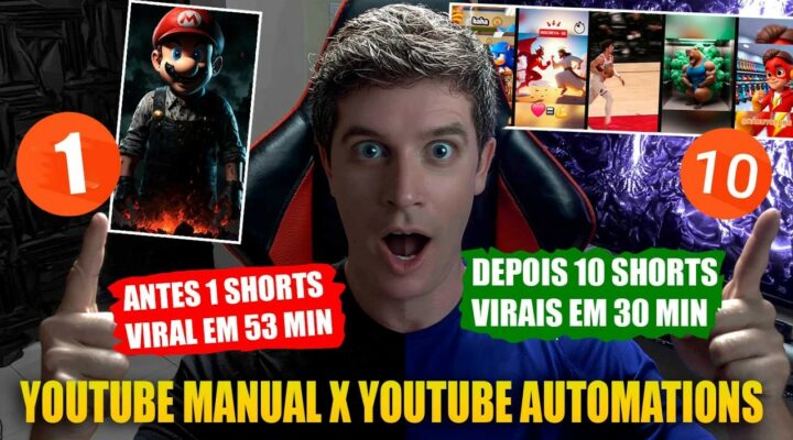 O Poder Viral do YouTube Modo Manual x Automatico | Monetizei Rapido assim!