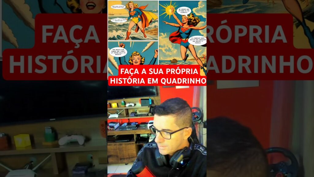 É assim que você cria sua história em quadrinhos #ai #ia #inteligenciaartificial