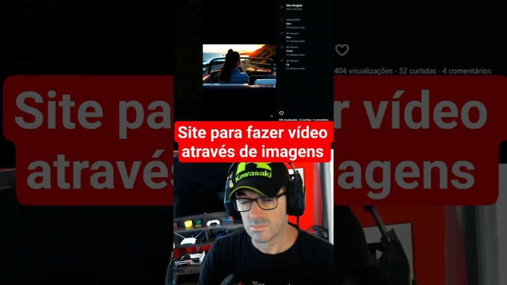 Esse site faz vídeos através da imagem que você quiser #ia #ai #artificialintelligence