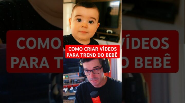 Como criar vídeos da trend do bebê #ia #ai #viral #shorts