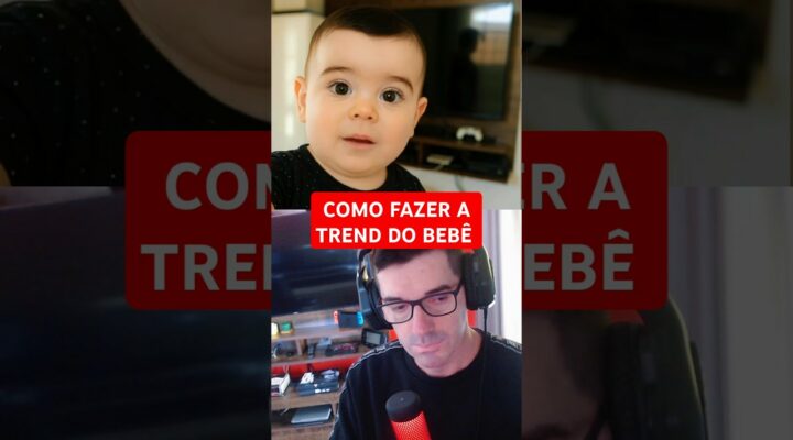 Como fazer a trend do bebê #trending #ai #shorts