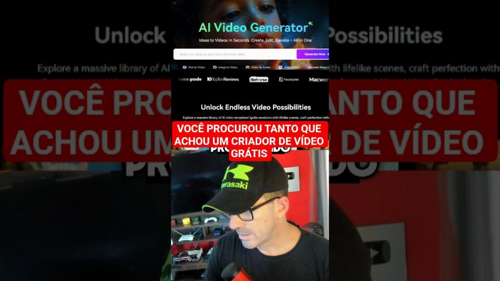 Esse é o criador de vídeo que você queria #ia #ai #inteligenciaartificial