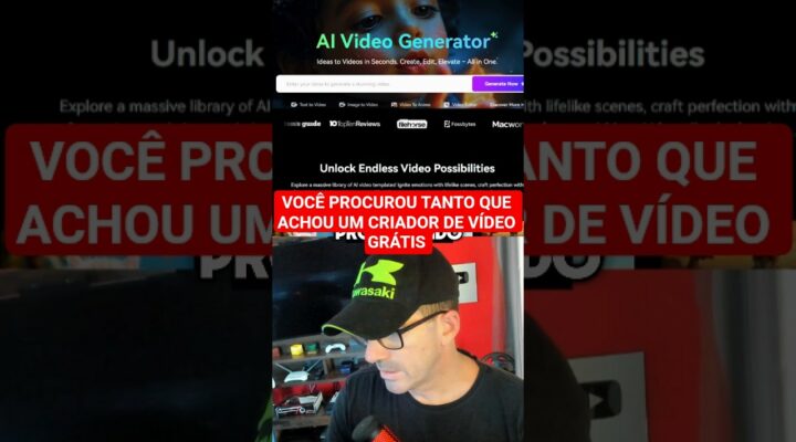 Esse é o criador de vídeo que você queria #ia #ai #inteligenciaartificial