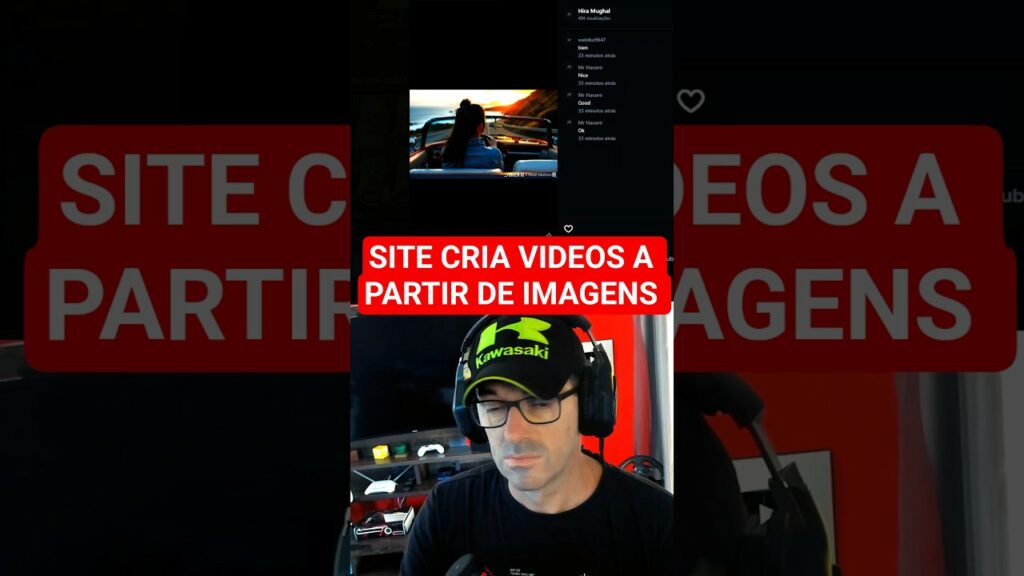 Esse site cria vídeos a partir de imagens #ia #ai #inteligenciaartificial