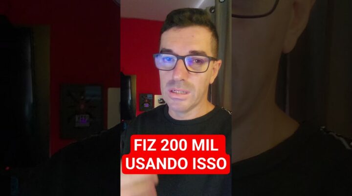 Foi assim que fiz 200 mil usando apenas isso #viral #shorts