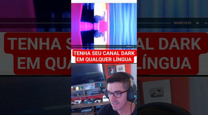 Tenha o seu canal Dark em qualquer língua #ia #ai #artificialintelligence