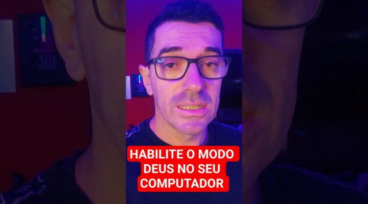 Você vai habilitar o modo Deus no seu Windows #ia #ai #marketingdigital
