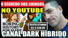 Canal Dark Hibrído | Essa é a nova era do Youtube e os grindos estão Faturando muito com isso