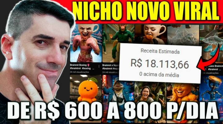 CRIE VÍDEOS VIRAIS EM MINUTOS: O Método do Canal Dark que Fatura R$ 18.000/mês