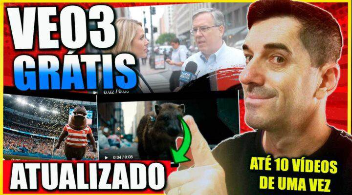 ATUALIZADO VEO3 GRÁTIS | Sem tempmail, sem cartão – Corra antes que saia do ar